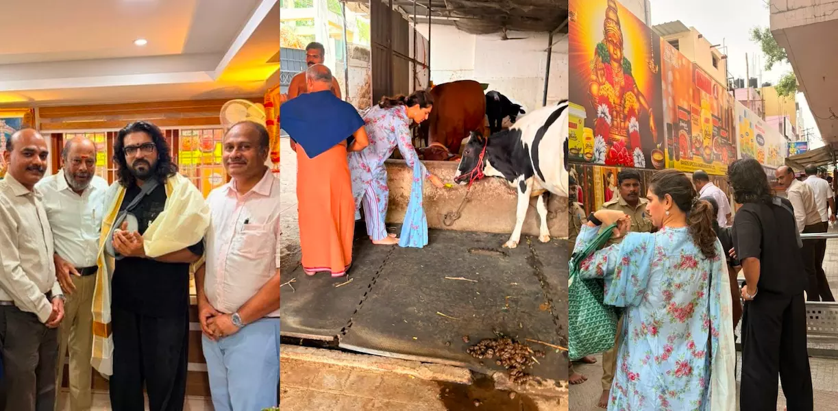 Ram Charan Seeks Blessings of Lord Ayyappa Ram Charan Seeks Blessings of Lord Ayyappa
