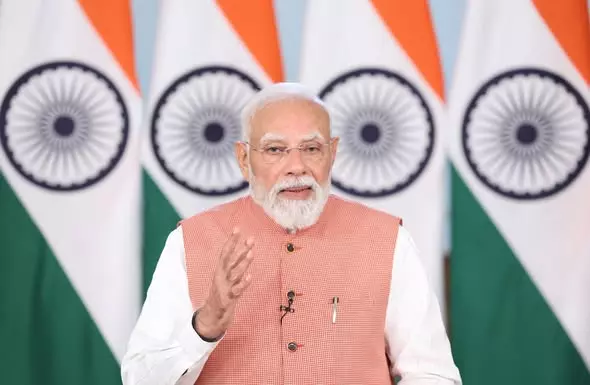 Modi Urges Space Startups To Expand Into Agriculture, Environment Modi Urges Space Startups To Expand Into Agriculture, Environment