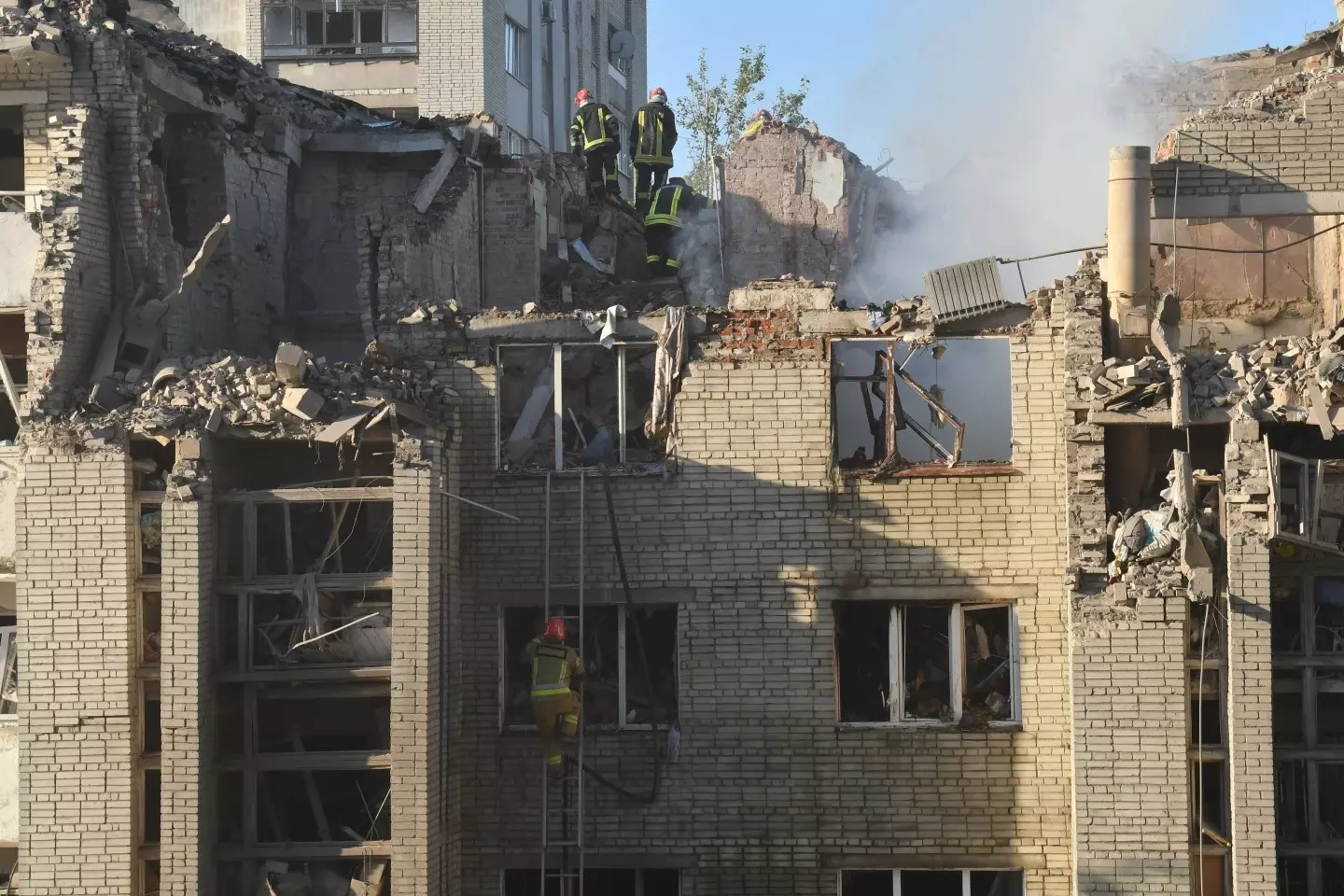 Russian Strikes Across Ukraine Kill 10, and NATO Scrambles Jets After a Missile Falls in Poland