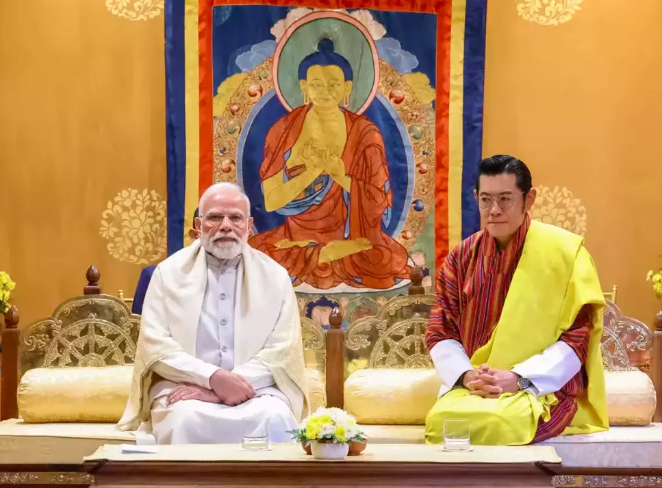 India, Bhutan Sign Rs 4,000 Crore Credit Pact, Review Projects India, Bhutan Sign Rs 4,000 Crore Credit Pact, Review Projects