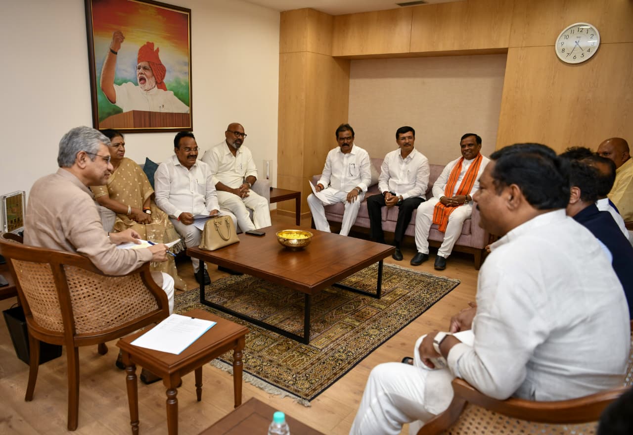 Maheshwar Reddy Hails New Rail Line for North Telangana Connectivity