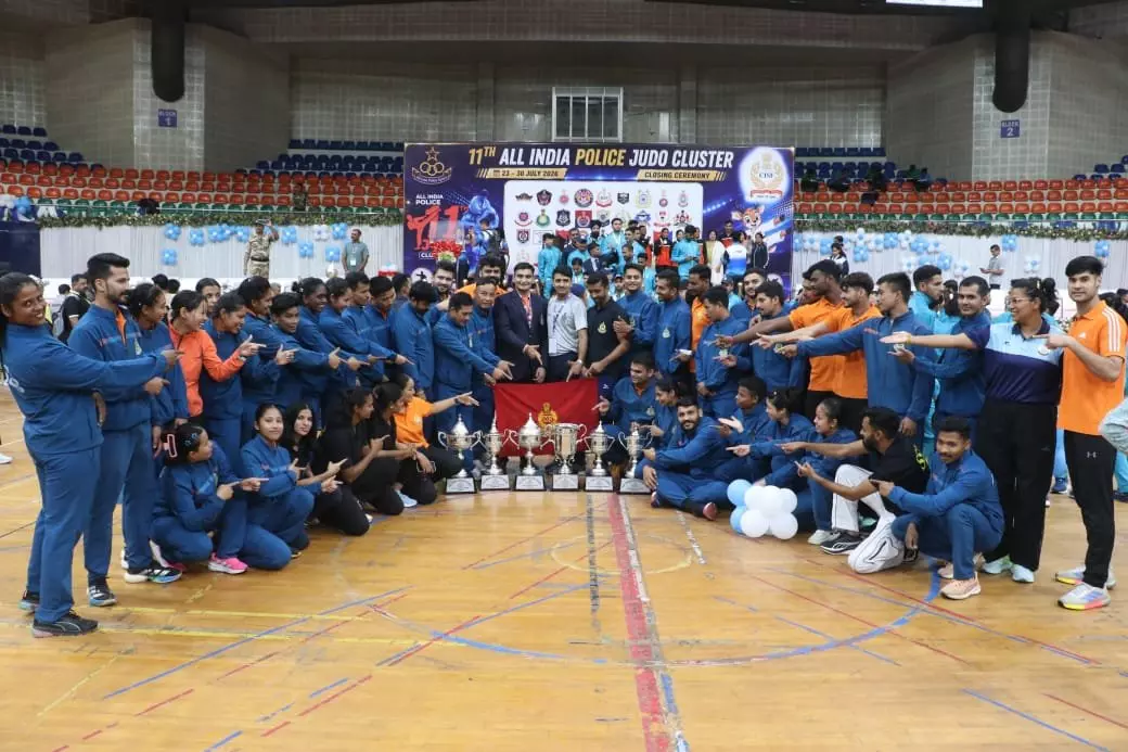 SSB Emerge Champions At Police Judo, CISF Second Best SSB Emerge Champions At Police Judo, CISF Second Best