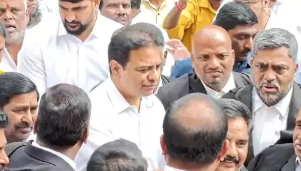 KTR Appears in ACB Court in Formula E Case; Hearing Adjourned to August 25 KTR Appears in ACB Court in Formula E Case; Hearing Adjourned to August 25