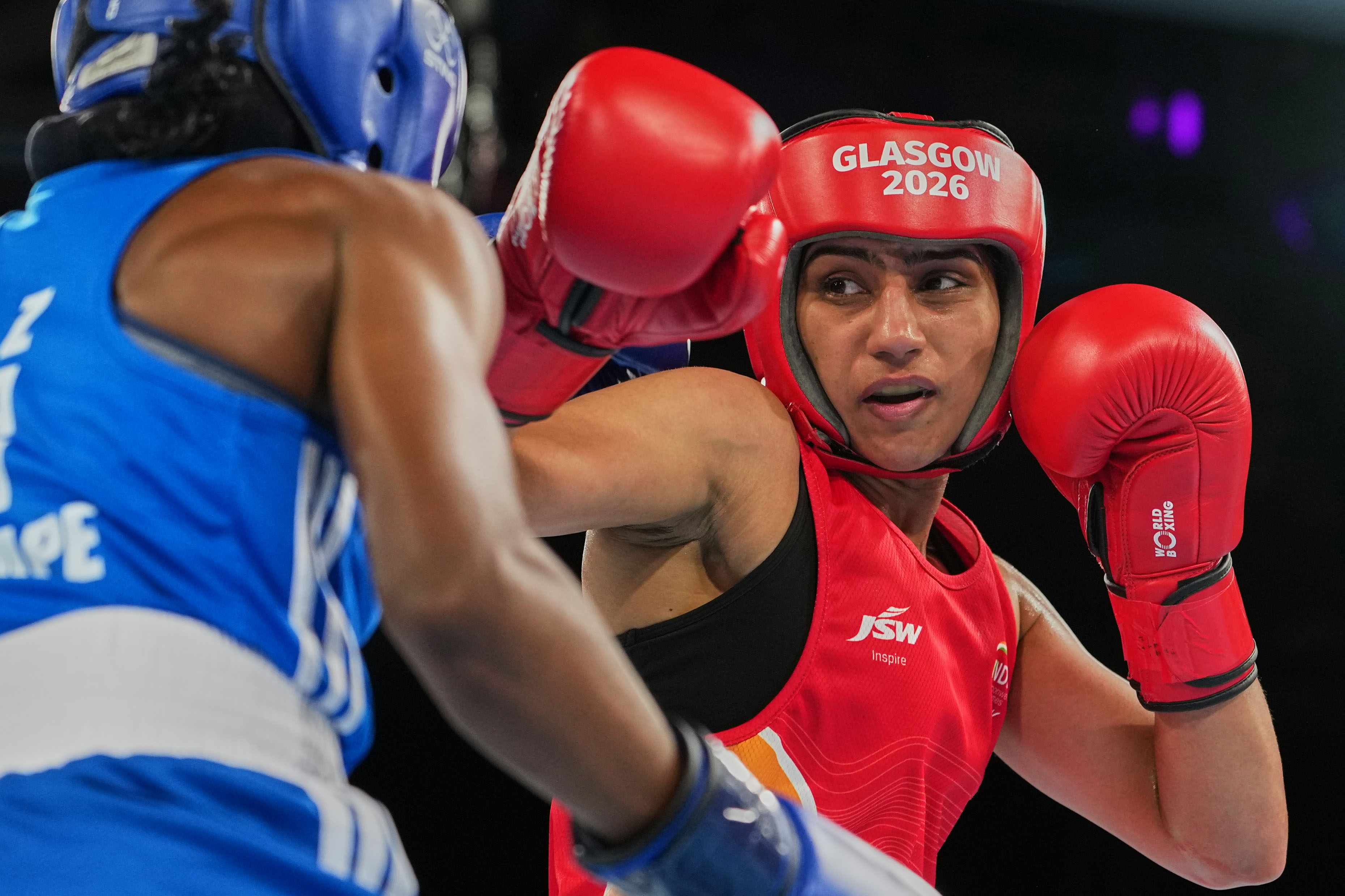 Preeti Pawar Dominates to Reach Commonwealth Games 54kg Final