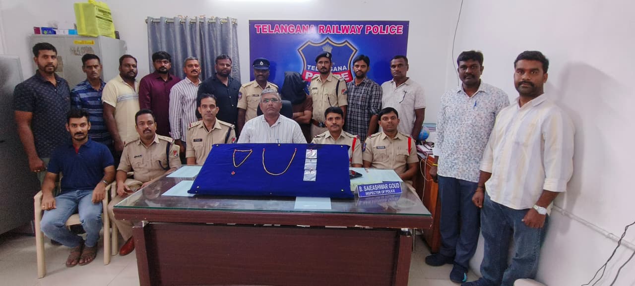 Secunderabad Railway Police Arrest Habitual Thief After Nine Stolen