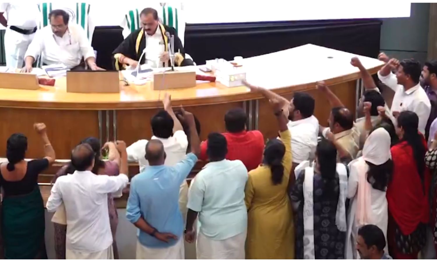 Stir in TVM Corpn As BJP Councillor Jailer Under Anti Social Act Gets Leave
