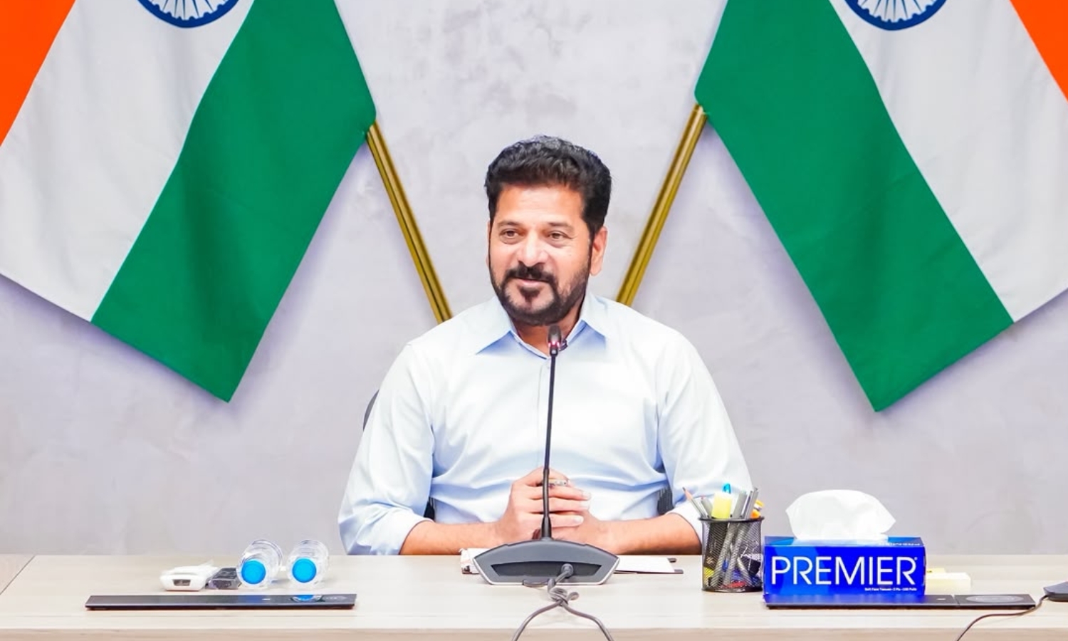 Revanth Pitches Future City Over GIFT City, Invites CII Investment