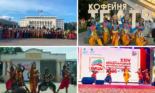 Russians Show Curiosity for Krishna, Ardhanarishwara Russians Show Curiosity for Krishna, Ardhanarishwara