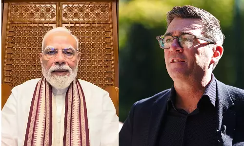 PM Modi Holds Talks With UK Counterpart Burnham PM Modi Holds Talks With UK Counterpart Burnham