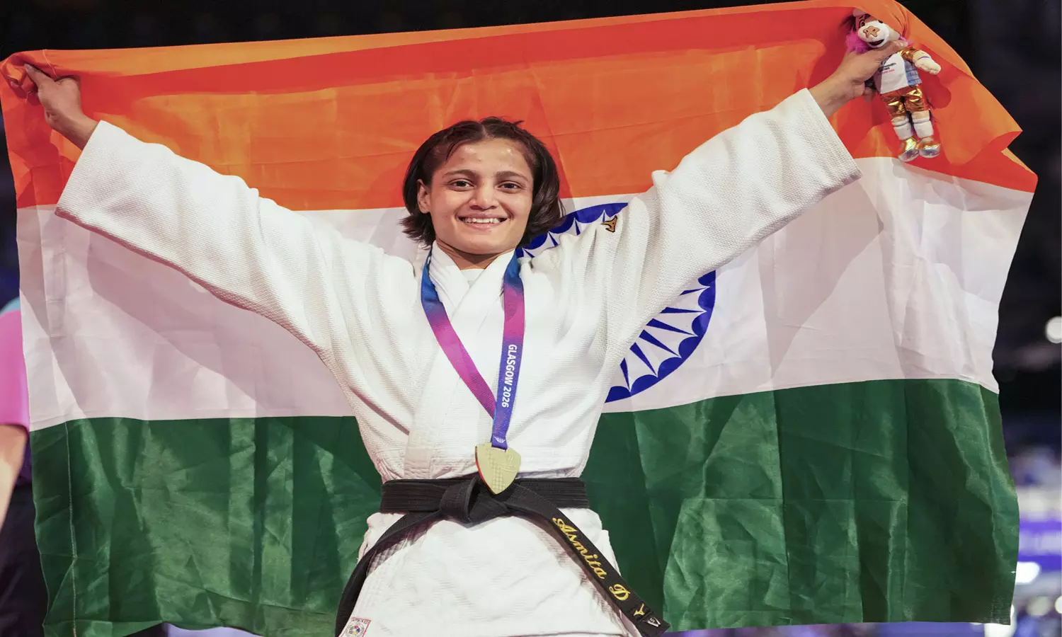 Adityanath Hails Asmita Dey For 1st-ever Judo Gold Win At CWG Adityanath Hails Asmita Dey For 1st-ever Judo Gold Win At CWG