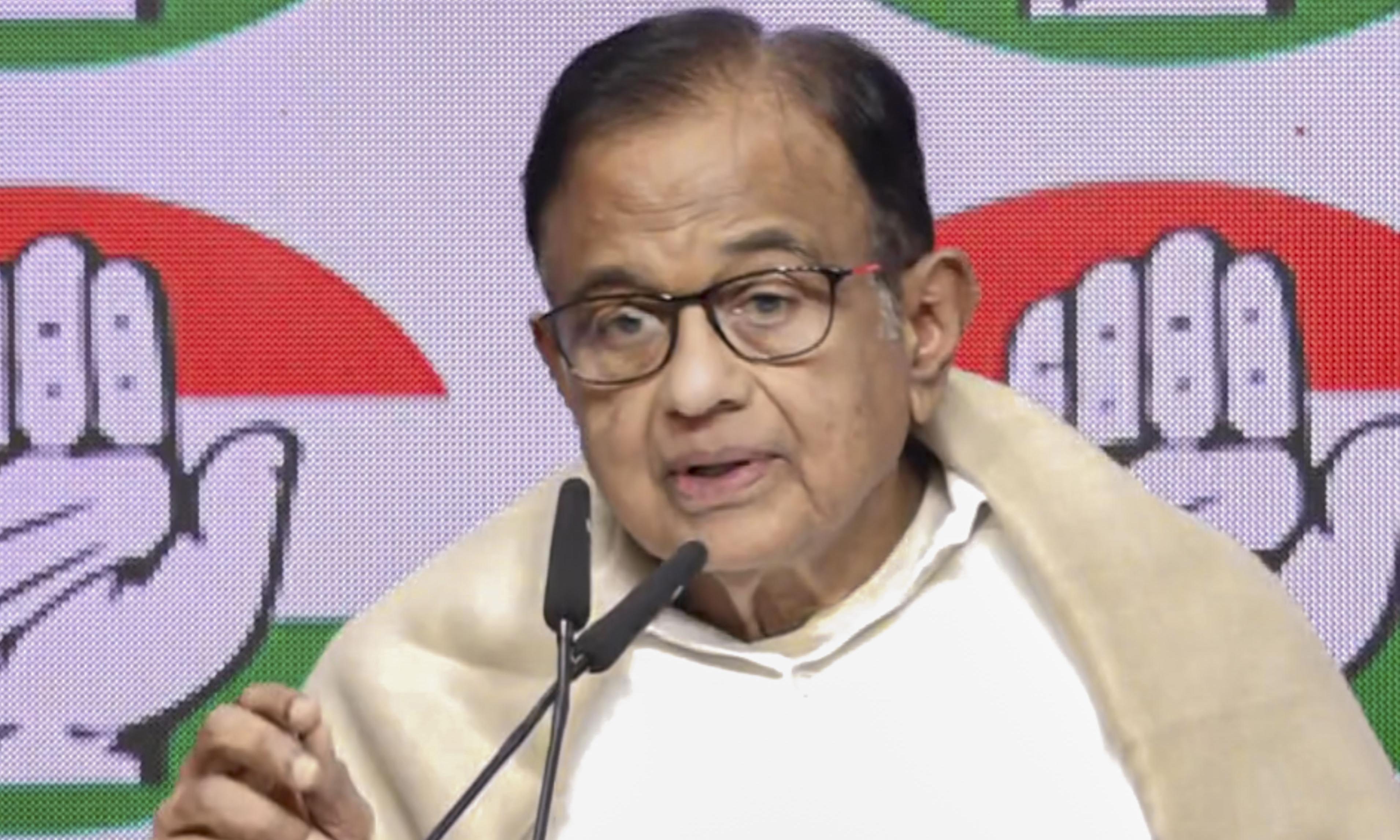 P Chidambaram Targets PM Modi Over 