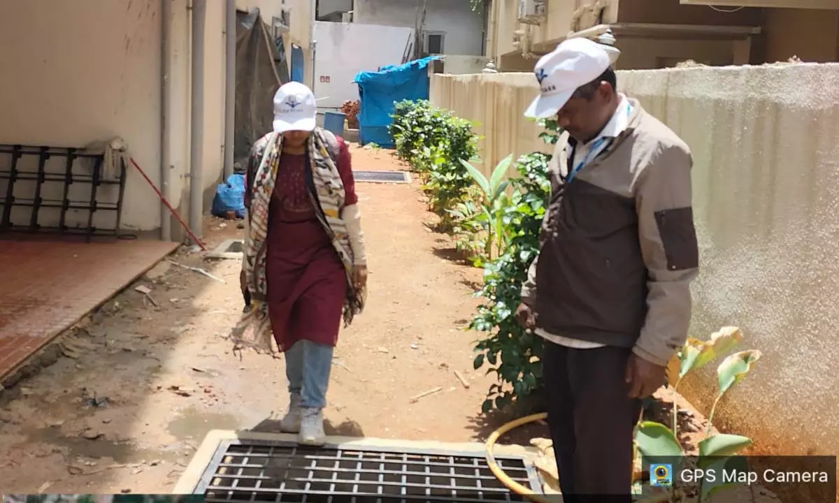 Hyderabad Water Board Officials Praise Residents, Apartment Associations For Installing Recharge Pits, Injection Wells Hyderabad Water Board Officials Praise Residents, Apartment Associations For Installing Recharge Pits, Injection Wells