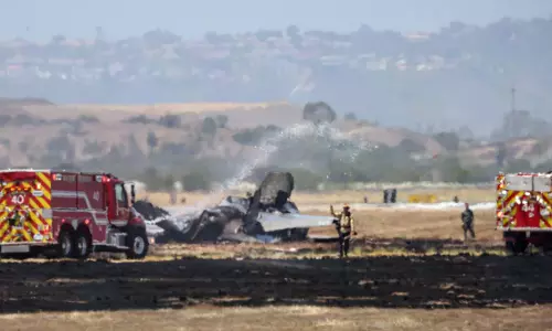 F-35B Stealth Jet Crashes in California, Pilot Ejects F-35B Stealth Jet Crashes in California, Pilot Ejects