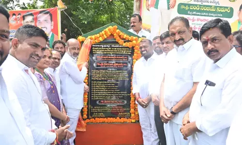 Bandi Sanjay Asks BJP Civic Leaders to Issue Legal Notices to BRS Leaders Bandi Sanjay Asks BJP Civic Leaders to Issue Legal Notices to BRS Leaders