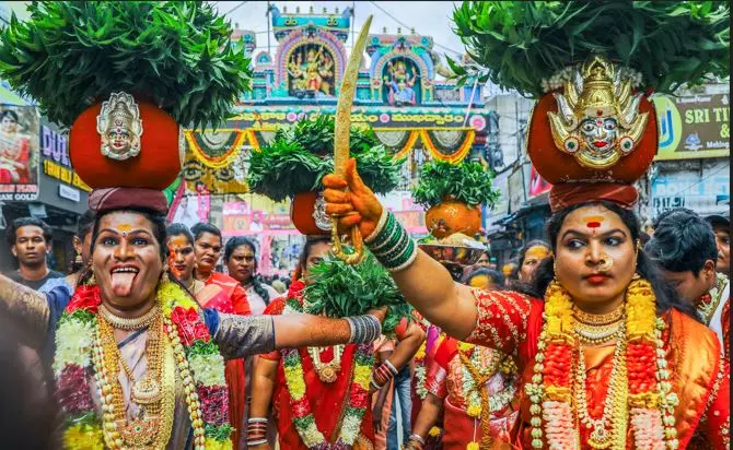 Flowers, Lights and Faith: Secunderabad Celebrates Bonalu in Grand Style Flowers, Lights and Faith: Secunderabad Celebrates Bonalu in Grand Style
