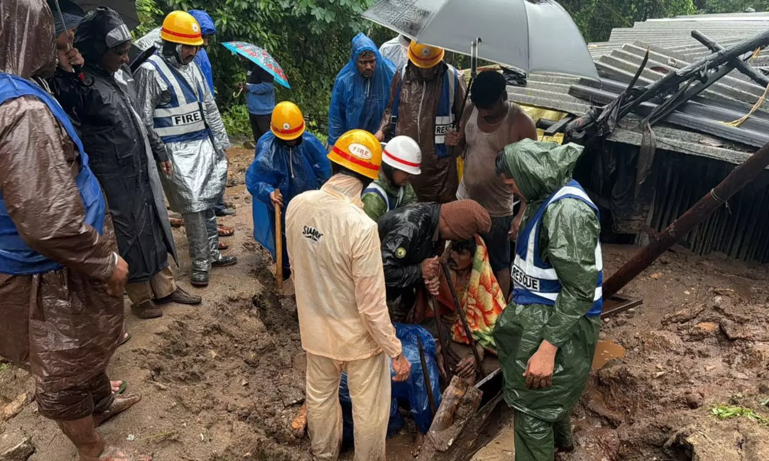 Three of Family Killed in Rain-Triggered Landslide in Shivamogga Three of Family Killed in Rain-Triggered Landslide in Shivamogga
