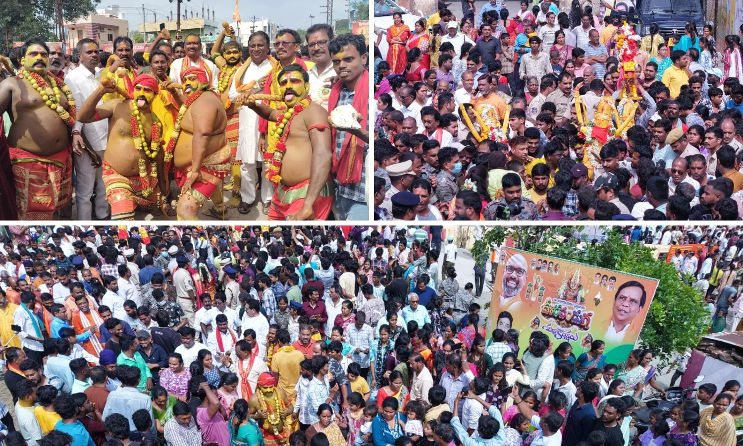 Grand Oora Panduga Procession Draws Thousands Grand Oora Panduga Procession Draws Thousands