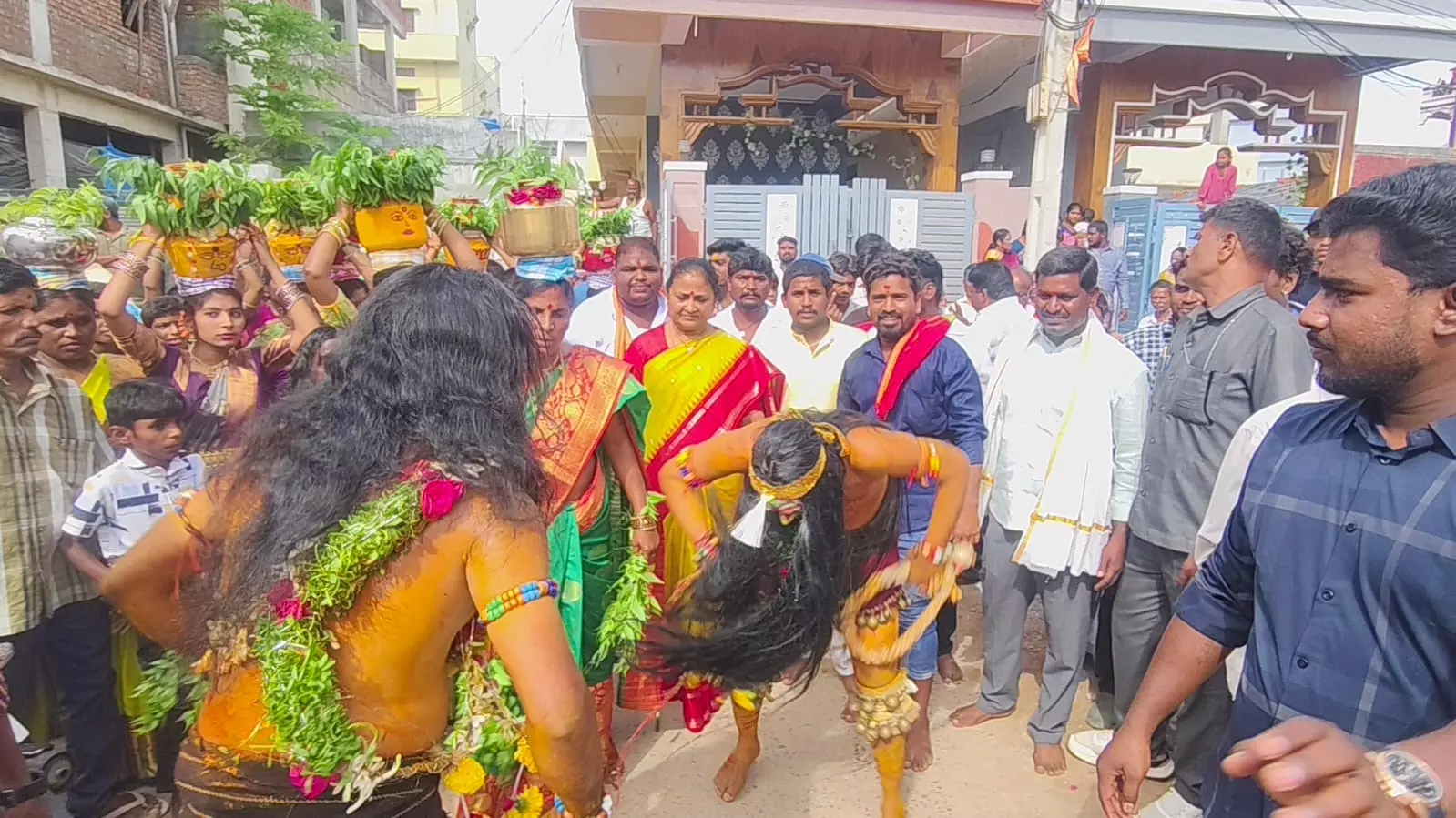 Bonalu Celebrated With Religious Fervour in Kamareddy, Sangareddy Bonalu Celebrated With Religious Fervour in Kamareddy, Sangareddy