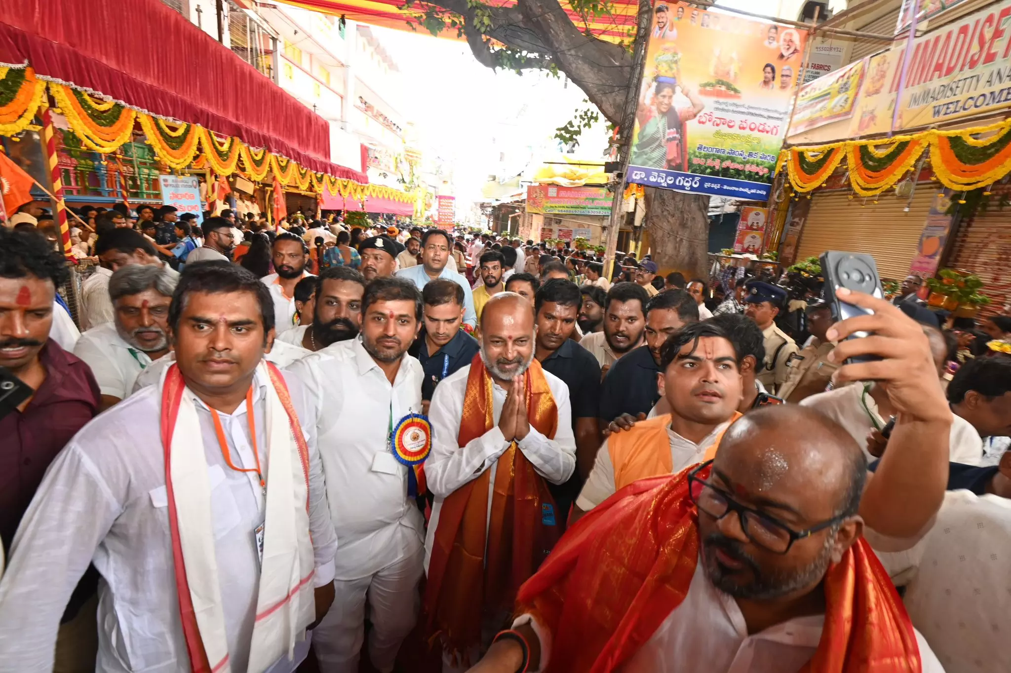 Bandi Sanjay Blasts Govt Over Bonalu Fund Allocation Bandi Sanjay Blasts Govt Over Bonalu Fund Allocation