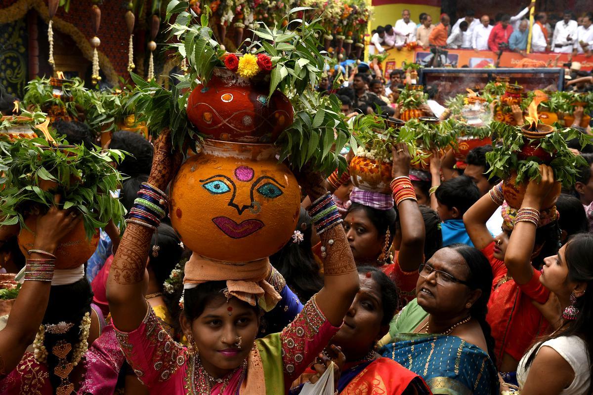Bonalu Festival to Conclude in Old City with Ghatam Processions