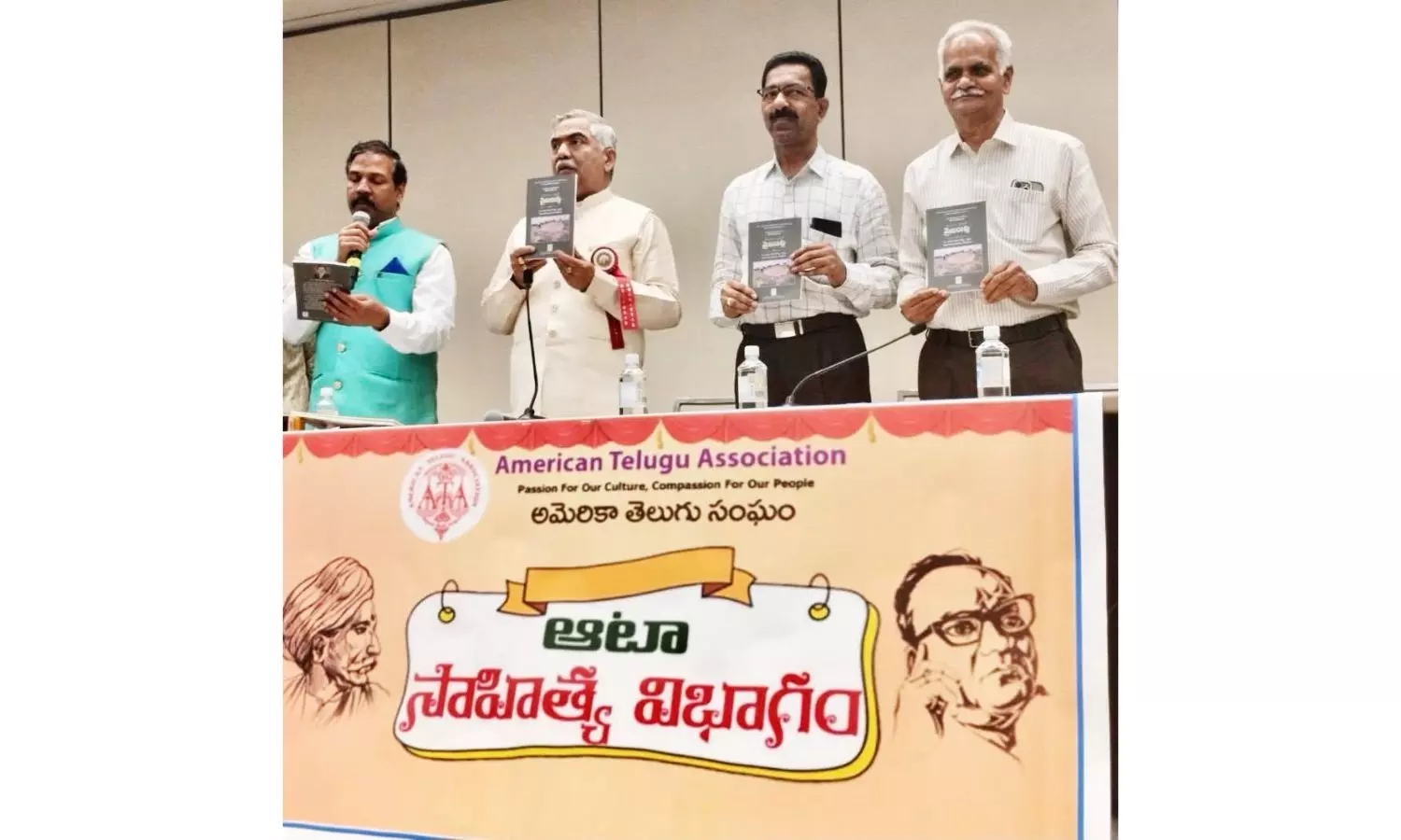 Telangana Milestones Book Launched In US Telangana Milestones Book Launched In US