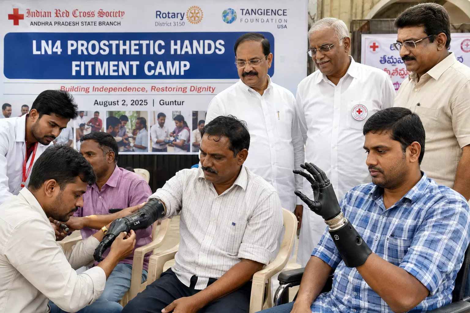 200 Specially-Abled Persons Receive Advanced Prosthetic Hands 200 Specially-Abled Persons Receive Advanced Prosthetic Hands