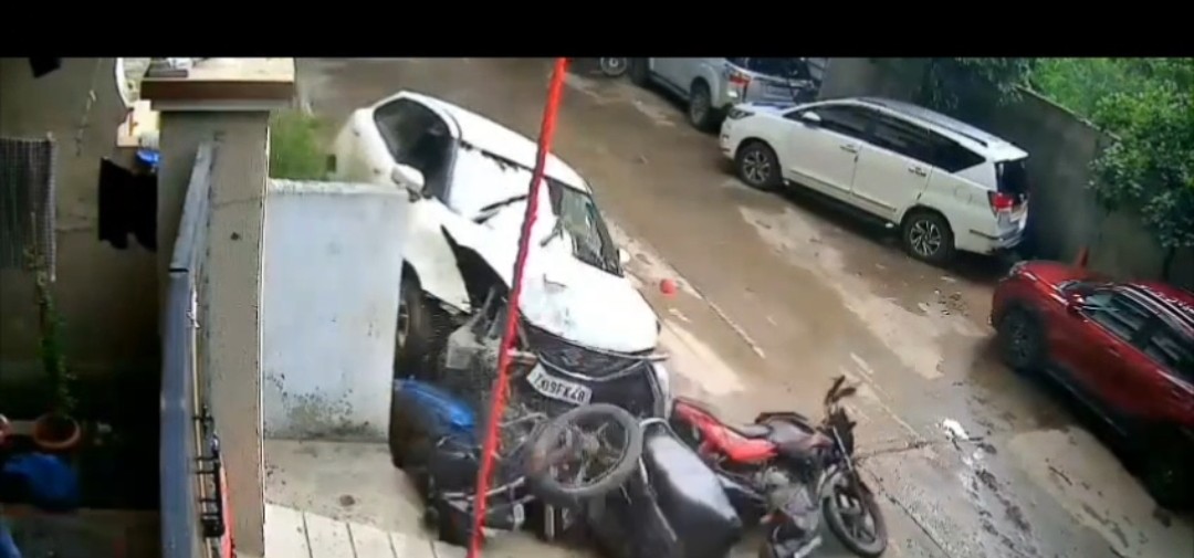 The minor then switched on the ignition and driving. Unable to control the vehicle, he veered off the road and hit the bike riders, police said.