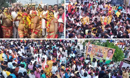 Grand Oora Panduga Procession Draws Thousands Grand Oora Panduga Procession Draws Thousands