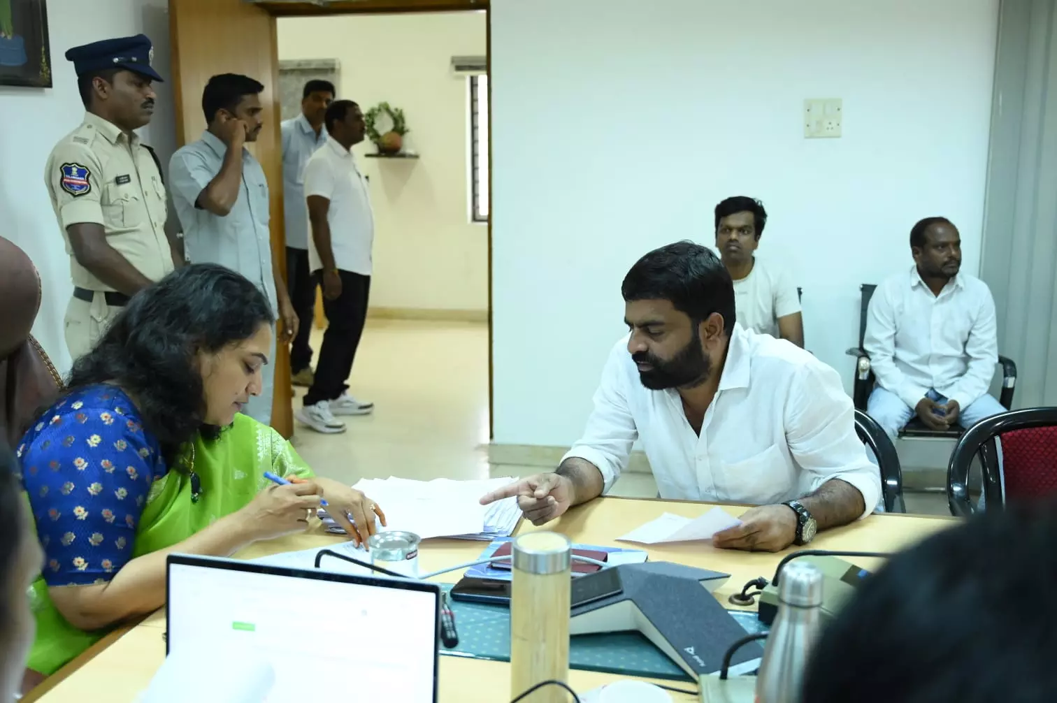 Cyberabad Corporation Gets 35 Public Grievances in Prajavani Cyberabad Corporation Gets 35 Public Grievances in Prajavani