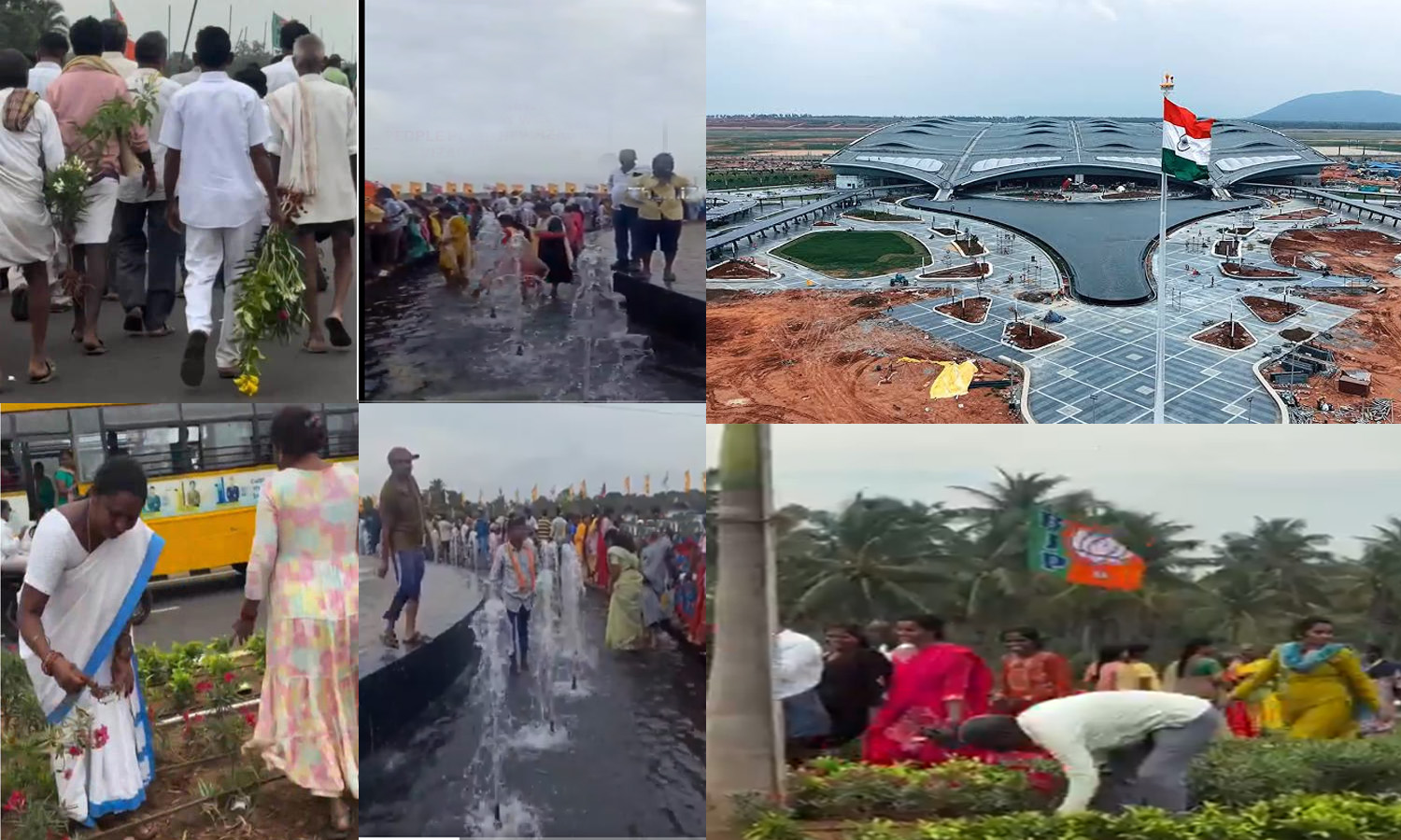 Crowd Behaviour After Vizag Airport Opening Sparks Online Debate