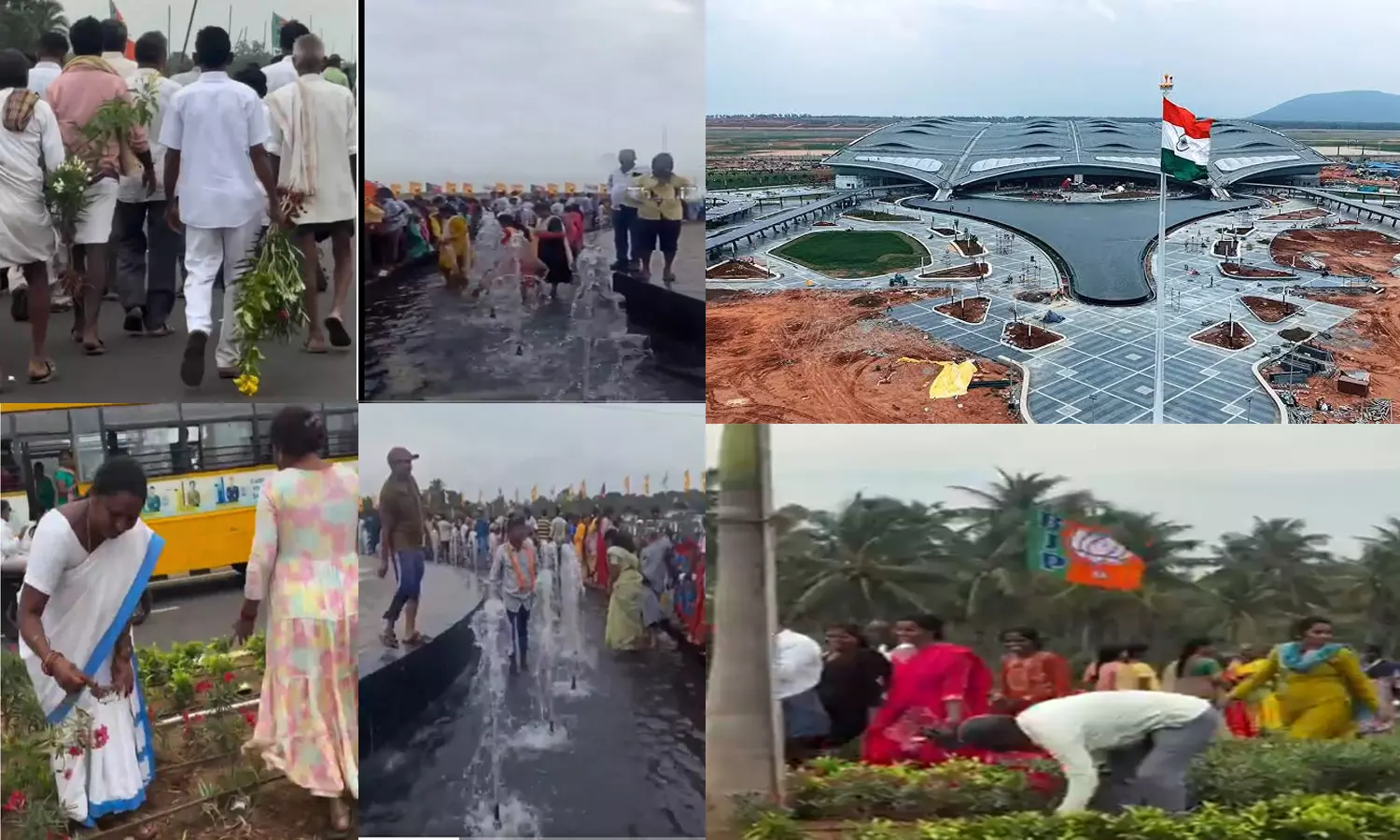 Crowd Behaviour After Vizag Airport Opening Sparks Online Debate Crowd Behaviour After Vizag Airport Opening Sparks Online Debate
