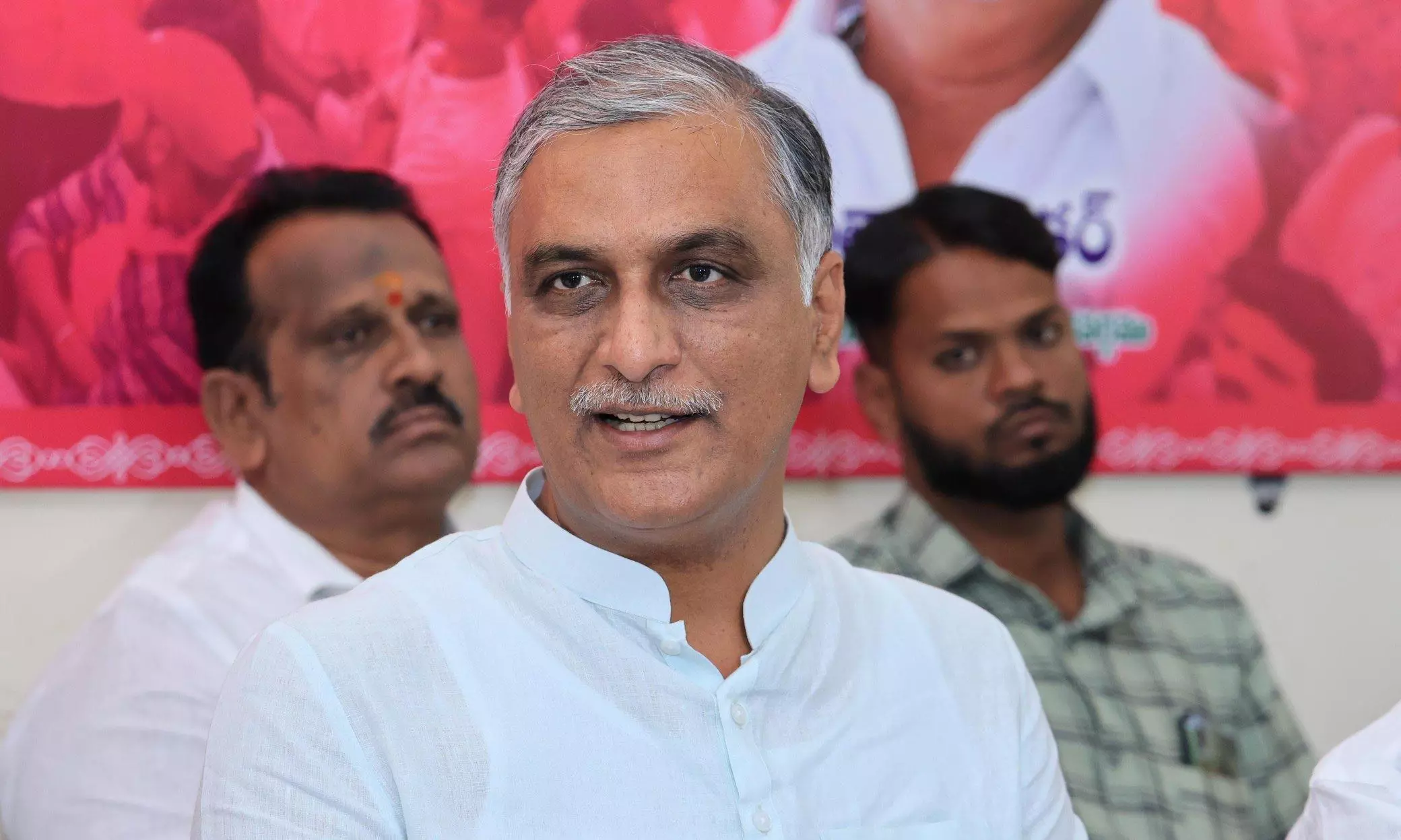 Harish Rao Slaps Defamation Notices on Addanki, Sama Ram Mohan