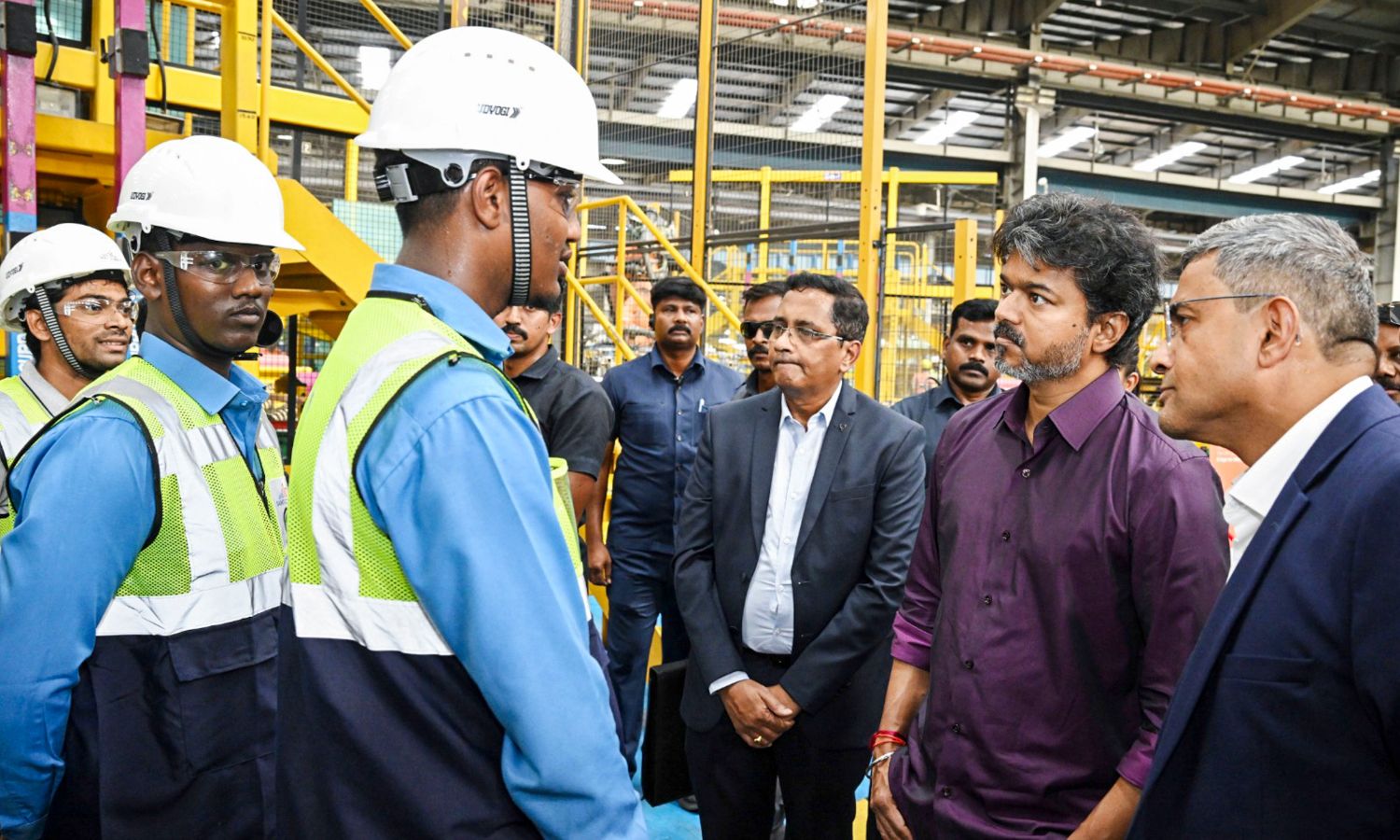 CM Vijay Inspects Sipcot Industrial Parks in Chennai