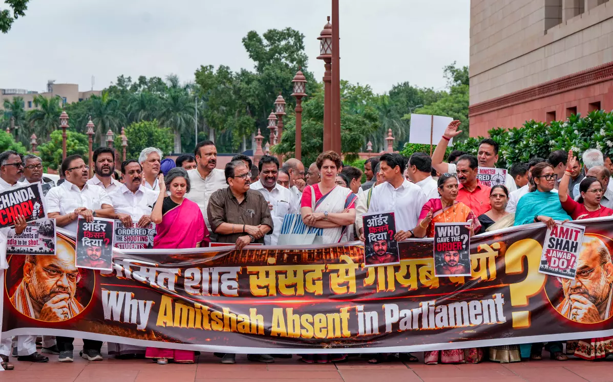 Lok Sabha Adjourned for Day Amid Opposition Uproar Lok Sabha Adjourned for Day Amid Opposition Uproar