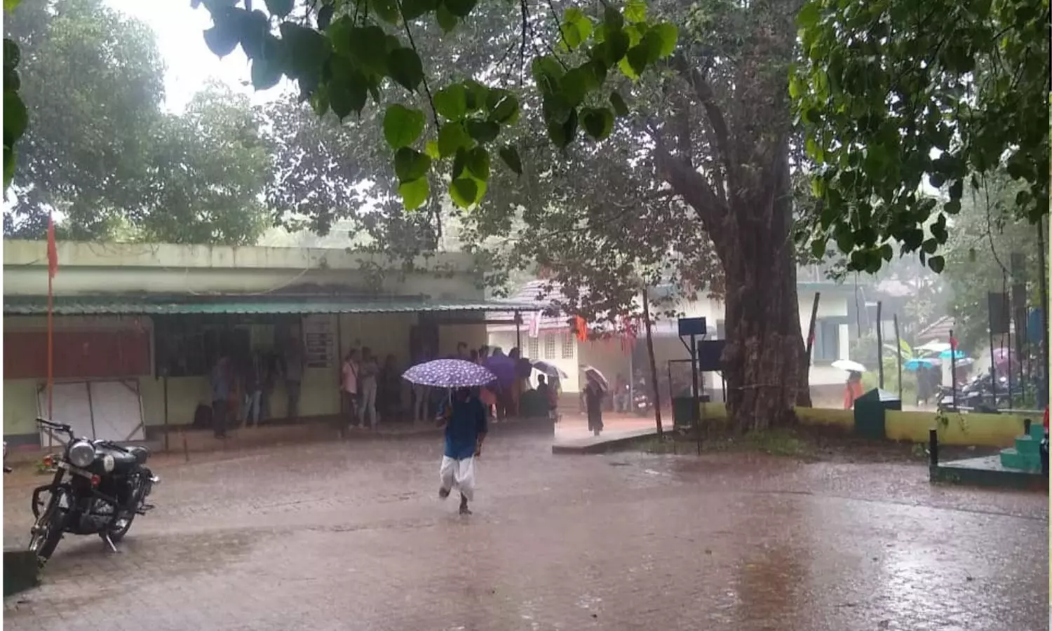 Heavy Rains Continue to Pour Over Kerala, Red Alert in 8 Districts Heavy Rains Continue to Pour Over Kerala, Red Alert in 8 Districts