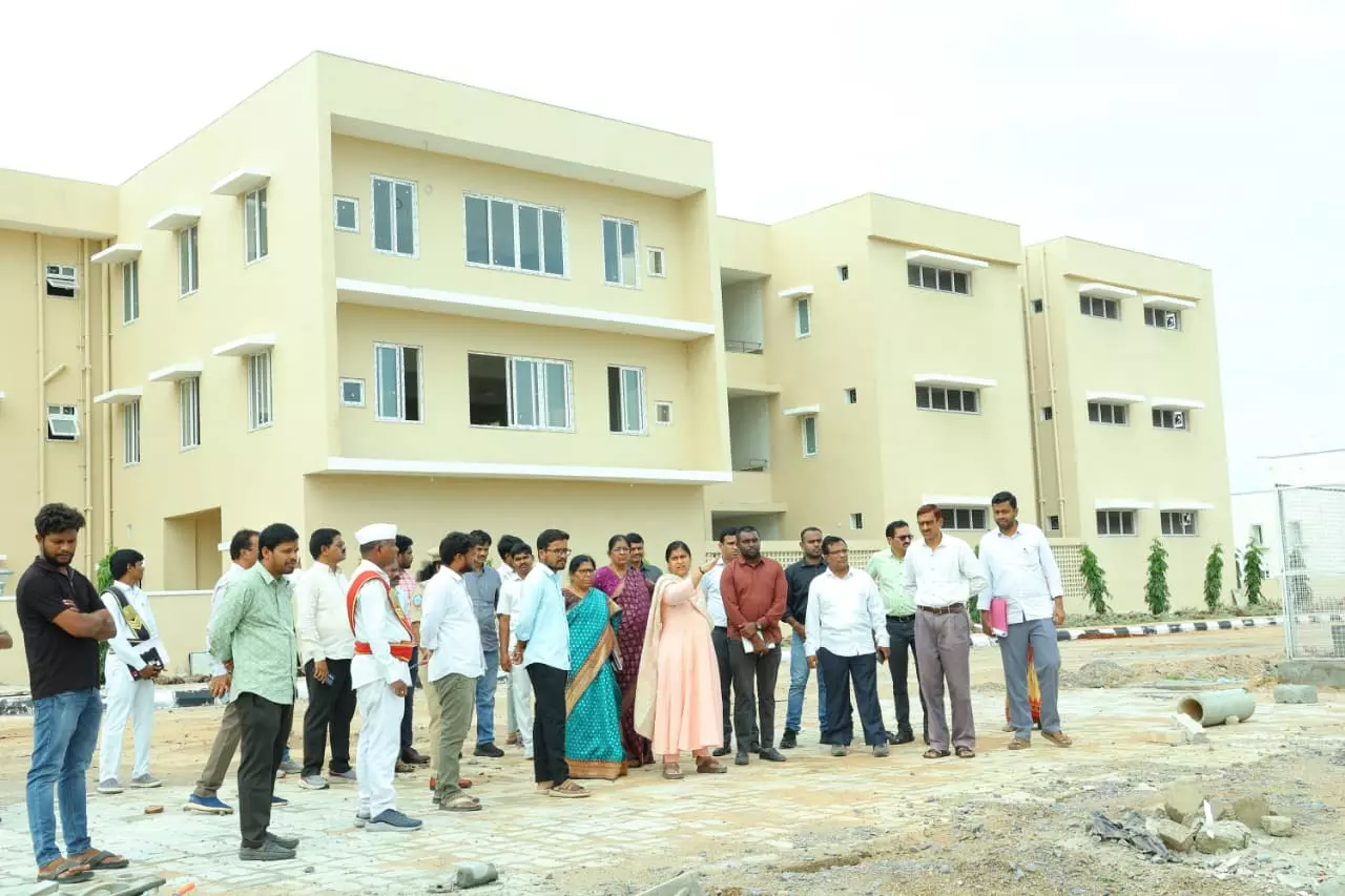 Warangal Integrated Collectorate Nears Completion Warangal Integrated Collectorate Nears Completion