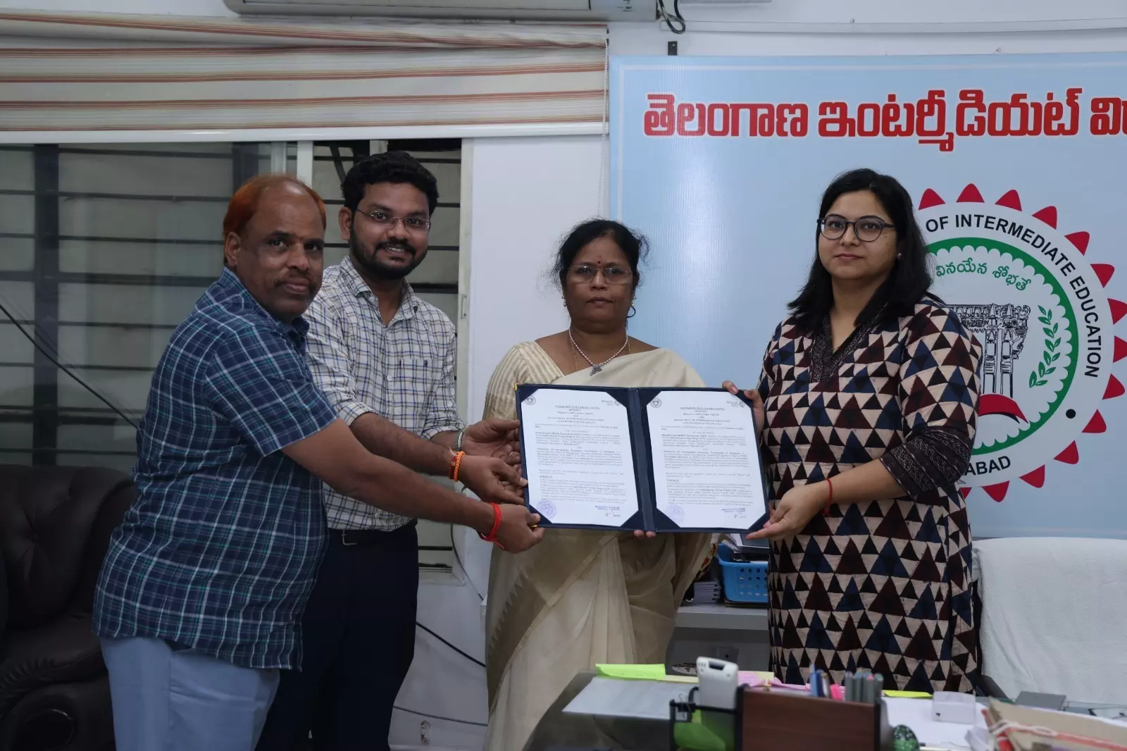 Telangana Signs Pact With IndiGo CSR Arm to Support Female Pilot Aspirants Telangana Signs Pact With IndiGo CSR Arm to Support Female Pilot Aspirants