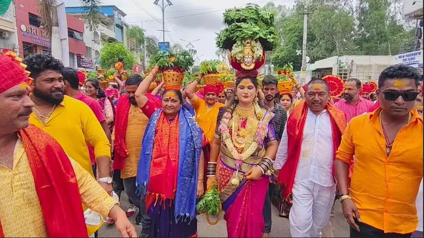 Grand Bonalu Celebrations Held in Sangareddy Grand Bonalu Celebrations Held in Sangareddy