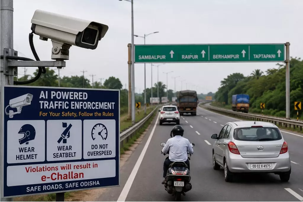 Odisha Govt Activate AI Cameras on Four National Highway Corridors Odisha Govt Activate AI Cameras on Four National Highway Corridors