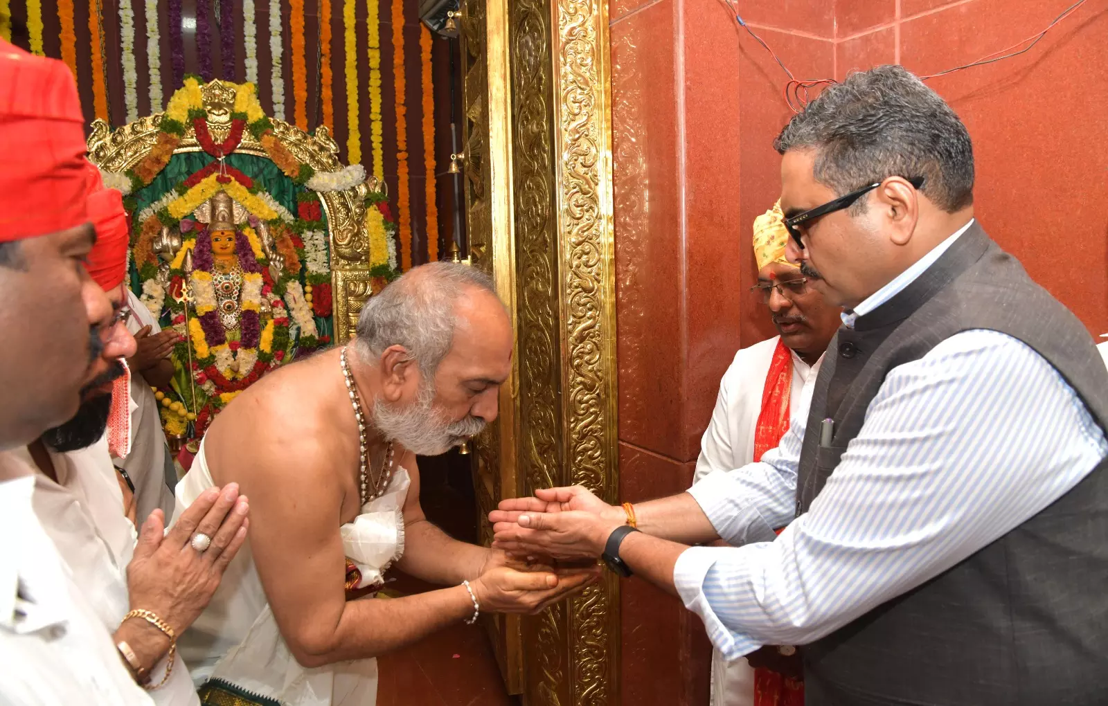 Sanjay Jaju Participates in Bonalu Celebrations at Secretariat Sanjay Jaju Participates in Bonalu Celebrations at Secretariat