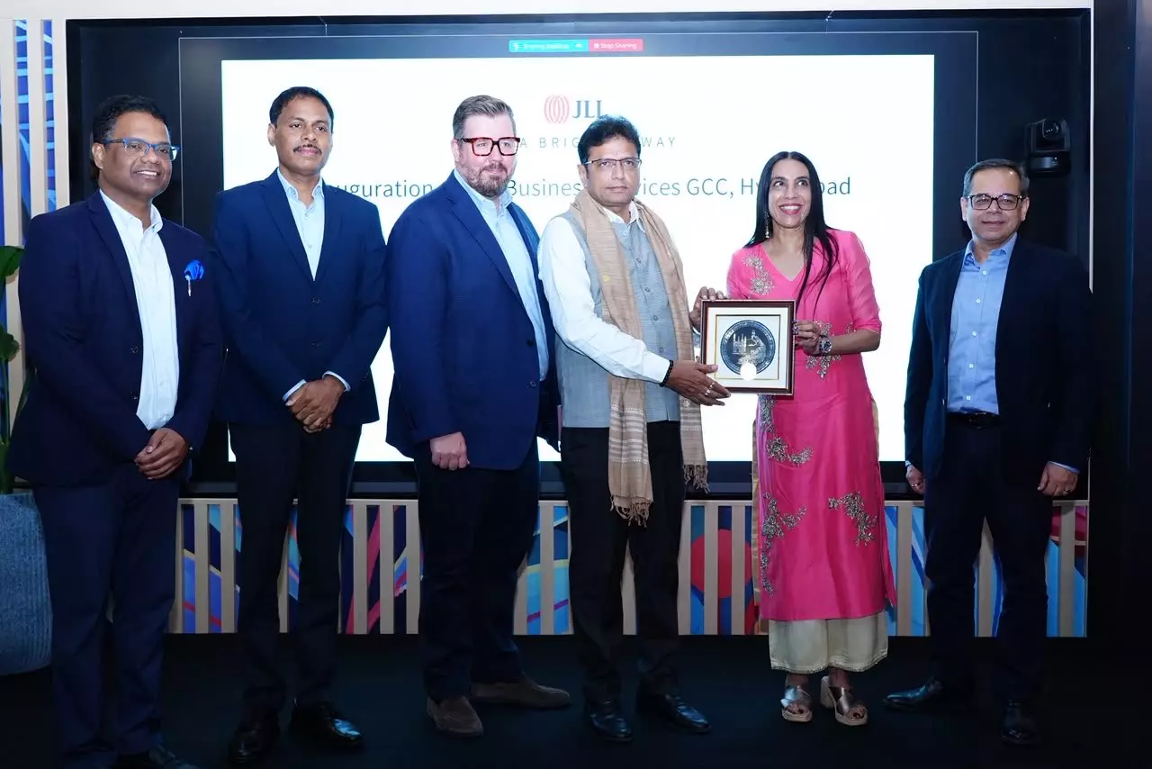 JLL Opens 1.2 Lakh Sq Ft GCC in Hyderabad; Telangana Logs 150 GCCs, 1.5 Lakh Jobs in 20 Months JLL Opens 1.2 Lakh Sq Ft GCC in Hyderabad; Telangana Logs 150 GCCs, 1.5 Lakh Jobs in 20 Months