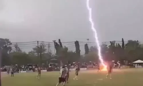 Lightning Strike Kills Footballer, Injures 12 During Match in Thailand Lightning Strike Kills Footballer, Injures 12 During Match in Thailand