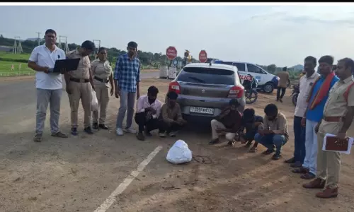 Five Held With Ganja Worth ₹1.12 Lakh