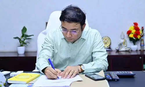 Bhavesh Mishra Takes Charge as Nizamabad In-Charge Collector Bhavesh Mishra Takes Charge as Nizamabad In-Charge Collector