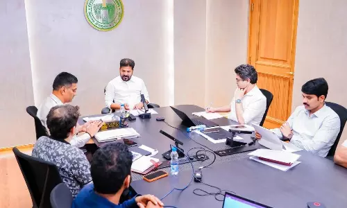 CM Revanth Expresses Anger at ORR Maintenance and Safety Measures CM Revanth Expresses Anger at ORR Maintenance and Safety Measures