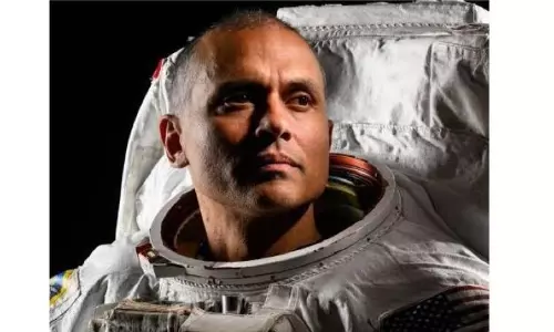 Anil Menon Undertakes First Spacewalk