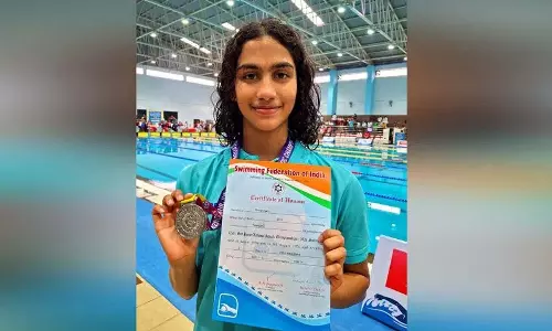 Shivani Swims to Silver at Junior National Meet