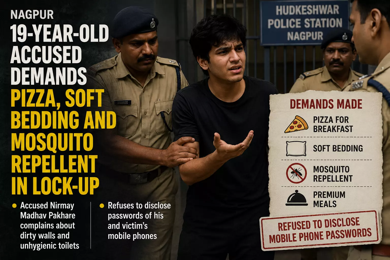 After Allegedly Brutalising Minor, Nagpur Accused Seeks Pizza, Soft Bed After Allegedly Brutalising Minor, Nagpur Accused Seeks Pizza, Soft Bed