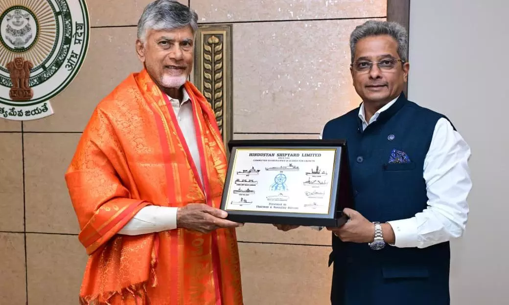 Naidu, HSL CMD Discuss Greenfield Shipyards to Boost APs Maritime Growth Naidu, HSL CMD Discuss Greenfield Shipyards to Boost APs Maritime Growth