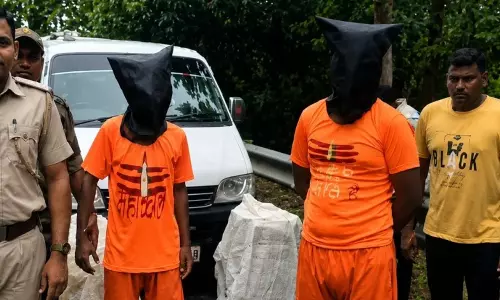 Two UP Men In Kawadiya Attire Held In Odisha With 60 kg Ganja